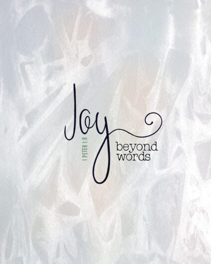 Joy beyond words