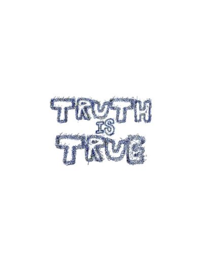 truth is true lettering